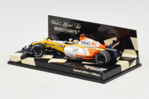 Renault R27 #3 G. Fisichella Renault F1 Team Showcar 2007 Minichamps 1:43 400070073 Metaal — afbeelding 3 van 5