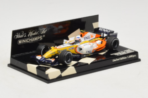 Renault R27 #4 H. Kovalainen Renault F1 Team Showcar 2007 Minichamps 1:43 400070074 Metaal — afbeelding 2 van 5