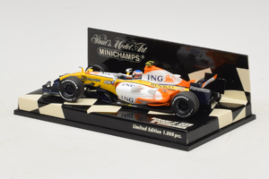 Renault R27 #4 H. Kovalainen Renault F1 Team Showcar 2007 Minichamps 1:43 400070074 Metaal — afbeelding 3 van 5