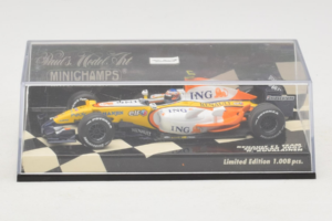Renault R27 #4 H. Kovalainen Renault F1 Team Showcar 2007 Minichamps 1:43 400070074 Metaal — afbeelding 4 van 5