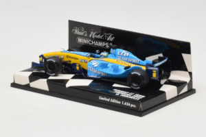 Renault R25 #6 G. Fisichella Renault F1 Team Showcar 2005 Minichamps 1:43 400050076 Metaal — afbeelding 3 van 5