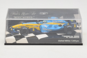 Renault R25 #6 G. Fisichella Renault F1 Team Showcar 2005 Minichamps 1:43 400050076 Metaal — afbeelding 4 van 5