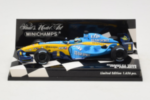 Renault R25 #6 G. Fisichella Renault F1 Team Showcar 2005 Minichamps 1:43 400050076 Metaal