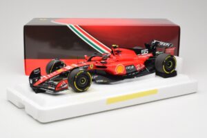Scuderia Ferrari SF-23 #55 C. Sainz Belgian GP 2023 BBR 1:18 BBR231855C Metaal — afbeelding 7 van 7