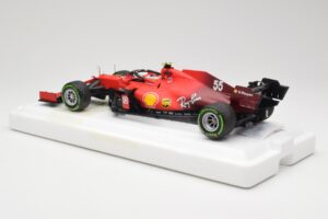 Scuderia Ferrari SF21 #55 C. Sainz Emilia Romagna GP 2021 BBR 1:18 BBR211855 Metaal — afbeelding 5 van 7