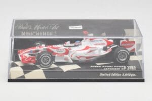 Super Aguri Honda SA06 #22 T. Sato Japanese GP 2006 Minichamps 1:43 400060122 Metaal — afbeelding 5 van 5