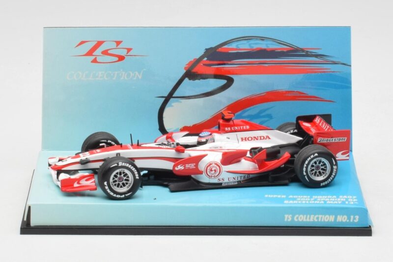 Super Aguri Honda SA07 #22 T. Sato Race Car 2007 Minichamps 1:43 518074322 Metaal