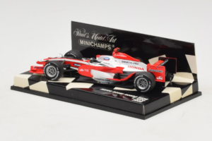 Super Aguri SA08 Honda #18 T. Sato F1 2008 Minichamps 1:43 400080018 Metaal — afbeelding 3 van 5