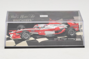 Super Aguri SA08 Honda #18 T. Sato F1 2008 Minichamps 1:43 400080018 Metaal — afbeelding 4 van 5