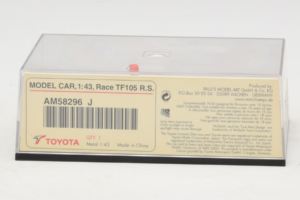 Toyota TF105 #17 R. Schumacher Panasonic Toyota Racing F1 2005 Minichamps 1:43 AM58296 Metaal — afbeelding 5 van 5