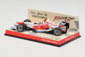 Toyota TF107 #12 J. Trulli Showcar 2007 Minichamps 1:43 403070082 Metaal — afbeelding 3 van 5