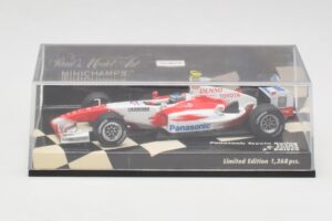 Toyota TF104 Panasonic Racing #0 R. Zonta 3rd Driver 2004 Minichamps 1:43 400040038 Metaal — afbeelding 5 van 5