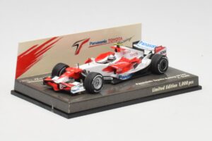 Toyota TF108 Showcar J. Trulli 2008 Minichamps 1:43 AM601297 Metaal — afbeelding 2 van 5