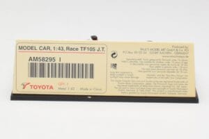 Toyota TF105 #16 J. Trulli F1 2005 Minichamps 1:43 AM58295 Metaal — afbeelding 5 van 5