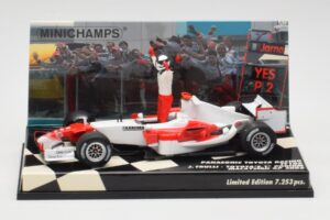 Toyota TF105 #16 J. Trulli Malaysia GP Podium 2005 Minichamps 1:43 400050116 Metaal