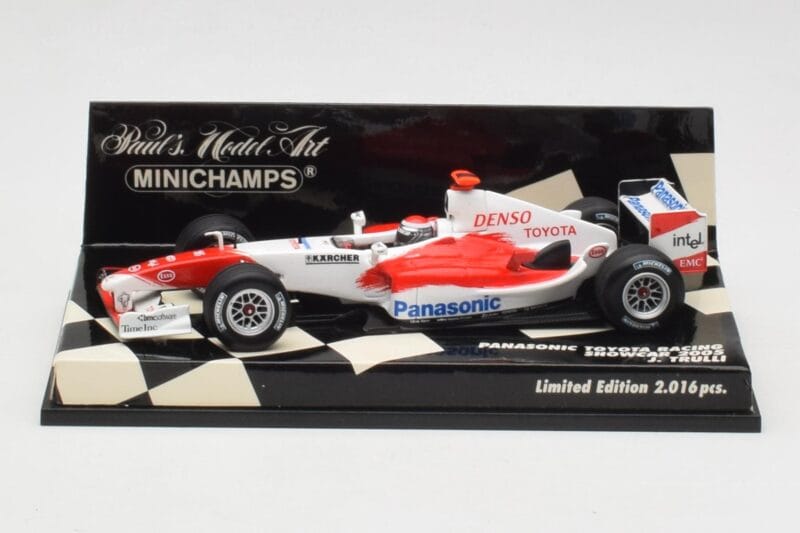 Toyota TF105 Panasonic Racing #16 J. Trulli F1 2005 Minichamps 1:43 400050086 Metaal