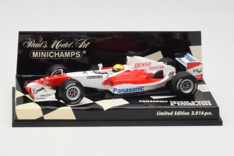 Toyota TF105 Panasonic Racing R. Schumacher Showcar 2005 Minichamps 1:43 400050087 Metaal