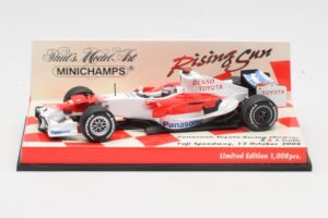 Toyota TF107 #12 J. Trulli F1 2007 Minichamps 1:43 403080081 Metaal