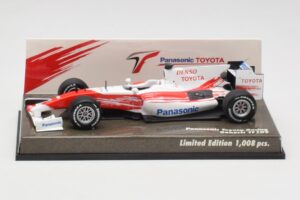 Toyota TF109 Panasonic Toyota Racing #9 J. Trulli F1 2009 Minichamps 1:43 AM621323 Metaal