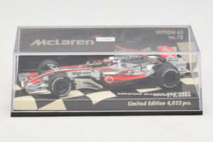 McLaren MP4-22 Mercedes #1 F. Alonso Vodafone McLaren Showcar F1 2007 Minichamps 1:43 530074371 Metaal — afbeelding 4 van 5