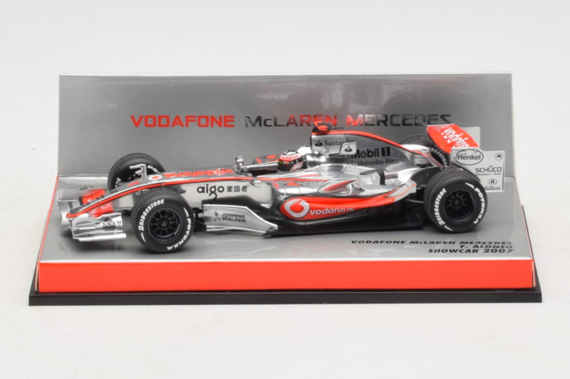 McLaren MP4-22 Mercedes #1 F. Alonso Vodafone McLaren Showcar F1 2007 Minichamps 1:43 533074371 Metaal