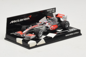 Vodafone McLaren Mercedes MP4-25 J. Button F1 Showcar 2010 Minichamps 1:43 530104371 Metaal — afbeelding 2 van 5