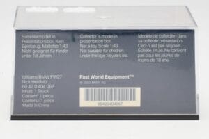 Williams FW27 BMW #16 N. Heidfeld F1 2005 Minichamps 1:43 80420404067 Metaal — afbeelding 4 van 5