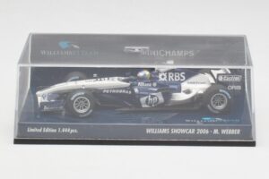 Williams FW28 M. Webber Showcar F1 2006 Minichamps 1:43 400060079 Metaal — afbeelding 5 van 5