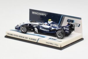 Williams FW29 N. Rosberg F1 Showcar 2007 Minichamps 1:43 400070086 Metaal — afbeelding 2 van 5