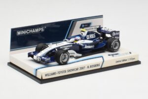 Williams FW29 N. Rosberg F1 Showcar 2007 Minichamps 1:43 400070086 Metaal — afbeelding 3 van 5