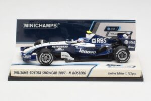 Williams FW29 N. Rosberg F1 Showcar 2007 Minichamps 1:43 400070086 Metaal