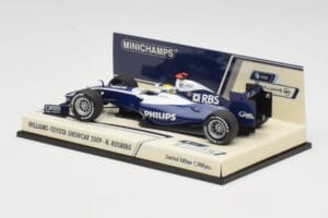 Williams FW31 N. Rosberg F1 Showcar 2009 Minichamps 1:43 400090086 Metaal — afbeelding 3 van 4