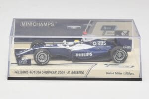 Williams FW31 N. Rosberg F1 Showcar 2009 Minichamps 1:43 400090086 Metaal — afbeelding 4 van 4