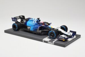 Williams FW43B Mercedes #63 G. Russell Belgian GP 2021 Minichamps 1:18 117211363 Hars — afbeelding 4 van 7