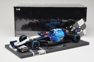 Williams FW43B Mercedes #63 G. Russell Belgian GP 2021 Minichamps 1:18 117211363 Hars — afbeelding 7 van 7