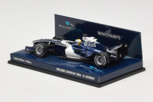 Williams FW28 Cosworth #10 N. Rosberg Williams F1 Team Showcar 2006 Minichamps 1:43 400060080 Metaal — afbeelding 3 van 5
