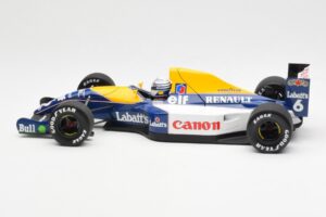 Williams Renault FW14 #6 R. Patrese F1 1991 Minichamps 1:18 100910006 Metaal — afbeelding 4 van 8