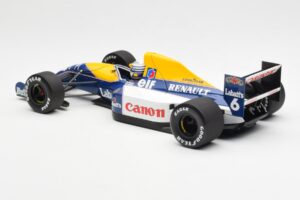Williams Renault FW14 #6 R. Patrese F1 1991 Minichamps 1:18 100910006 Metaal — afbeelding 7 van 8