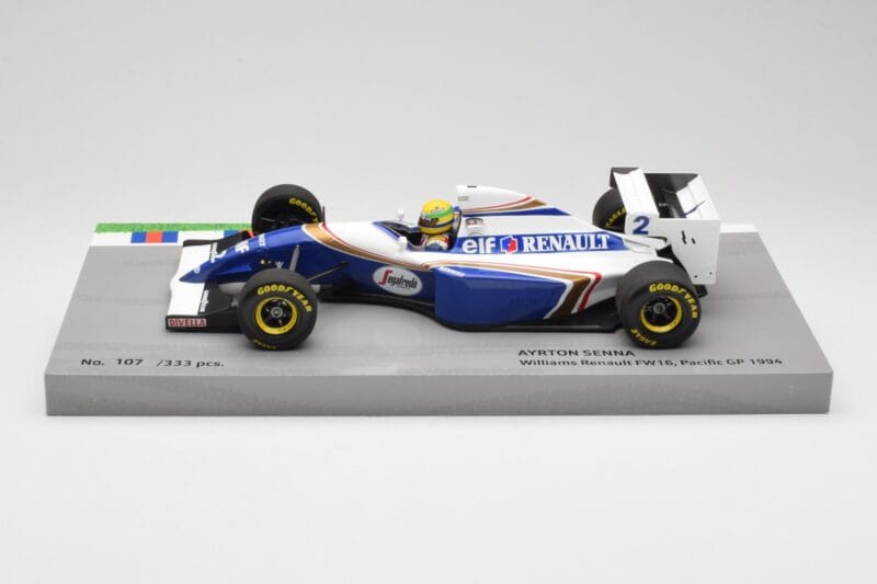 Williams Renault FW16 #2 A. Senna Pacific GP 1994 Minichamps 1:18 543941802 Metaal