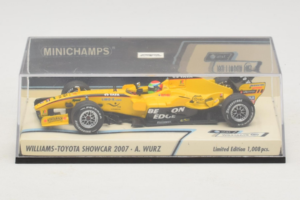 Williams FW29 Toyota A. Wurz Williams F1 Team Showcar 2007 Minichamps 1:43 400070087 Metaal — afbeelding 4 van 5