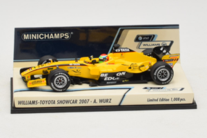 Williams FW29 Toyota A. Wurz Williams F1 Team Showcar 2007 Minichamps 1:43 400070087 Metaal