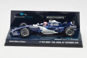 Williams FW28 Toyota K. Nakajima F1 Test Debut 2006 Minichamps 1:43 400060135 Metaal — afbeelding 3 van 6