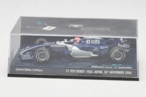 Williams FW28 Toyota K. Nakajima F1 Test Debut 2006 Minichamps 1:43 400060135 Metaal — afbeelding 6 van 6