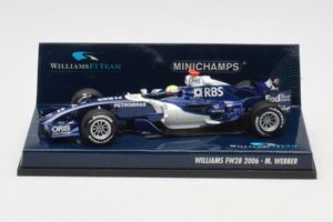 Williams FW28 Toyota #7 M. Webber F1 2006 Minichamps 1:43 400060009 Metaal