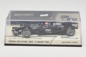 Williams Toyota FW29B K. Nakajima Jerez Test 14 Januari 2008 Minichamps 1:43 400080108 Metaal — afbeelding 5 van 5