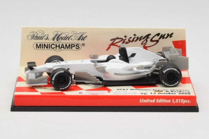 Williams Toyota FW29B #7 N. Rosberg Showcar 2008 Minichamps 1:43 403080177 Metaal