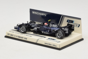 Williams FW30 Toyota #8 K. Nakajima Test Jerez Feb 2008 Minichamps 1:43 400080208 Metaal — afbeelding 3 van 5