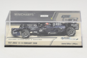 Williams FW30 Toyota #8 K. Nakajima Test Jerez Feb 2008 Minichamps 1:43 400080208 Metaal — afbeelding 4 van 5