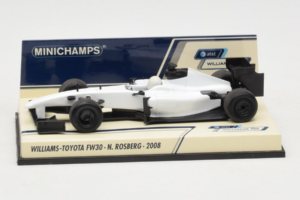 Williams FW30 Toyota #7 N. Rosberg Prototype F1 2008 Minichamps 1:43 400080007 Metaal