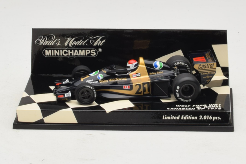 Wolf WR1 Ford B. Rahal F1 1978 Minichamps 1:43 400780021 Metaal